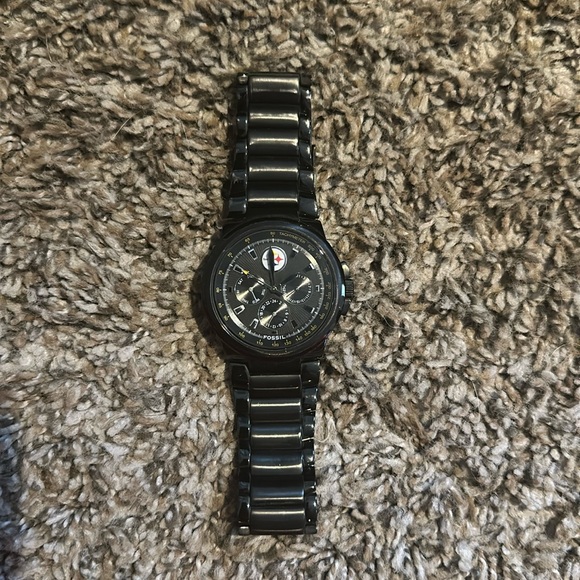 Mens Fossil Watch Steelers - Picture 1 of 5